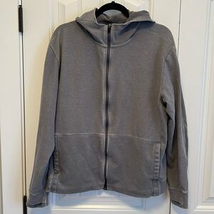 Nike Dri-Fit Gray Zip Up Hooded Jacket